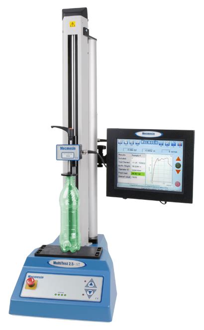 Bottle Vertical Compression Tester mfg|BOTTLE TOP LOAD TESTER .